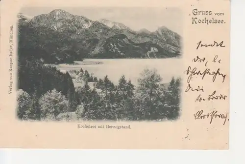 Kochelsee mit Herzogstand gl1899 217.512