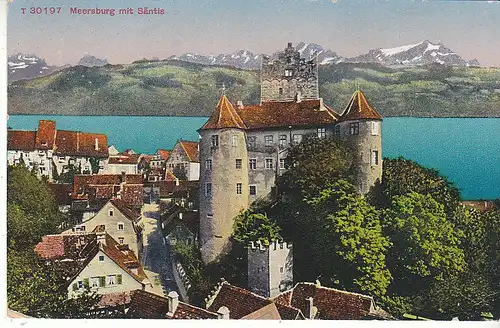 Meersburg Bodensee Schloß >> Säntis gl1919 C9341