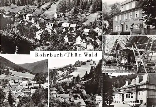 Rohrbach im Thüringer Wald Teilansichten gl1979 143.339