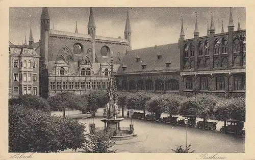 Lübeck - Rathaus ngl D2893