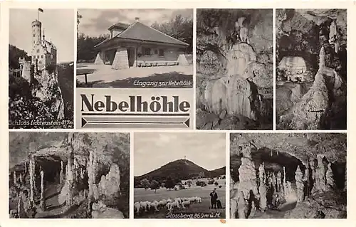 Genkingen-Unterhausen Nebelhöhle Teilansichten gl1949 144.706