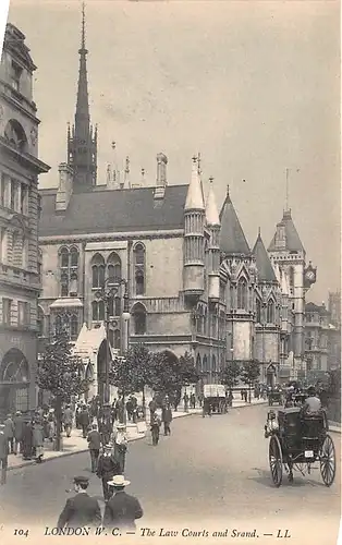 England: London The Law Courts and Strand ngl 147.456