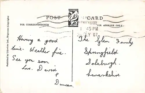 Schottland: Galashiels, Abbotsview gl1967 146.850