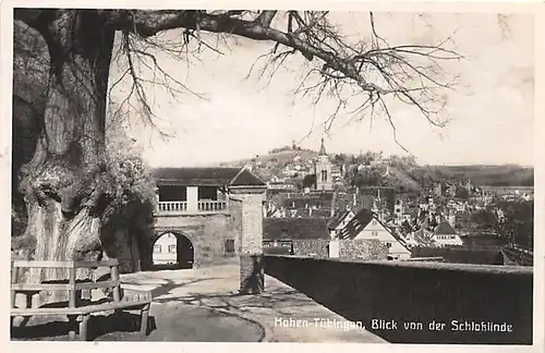 Hohen-Tübingen Blick von der Schlosslinde gl1930 142.374