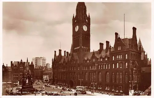 England: Manchester Albert Square Town Hall ngl 147.220