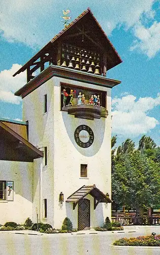 Frankenmuth, Mich. Bavarian Inn Glockenspiel Tower gl1970 D3056