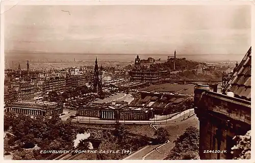 Schottland: Edinburgh - View from the Castle gl1936 146.897