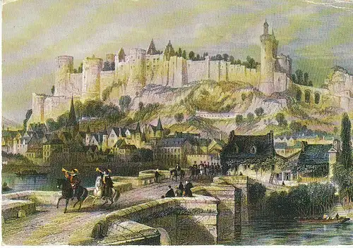 Chinon et son Château ngl C9749