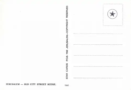 Tiere: Kamel Jerusalem Old City Street Scene ngl 150.669