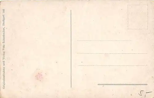 Stuttgart Panorama von der Gerokstraße gesehen ngl 144.111