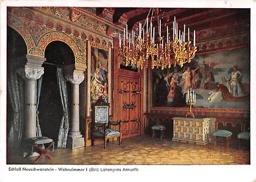 Schloss Neuschwanstein Wohnzimmer I gl1947 143.219