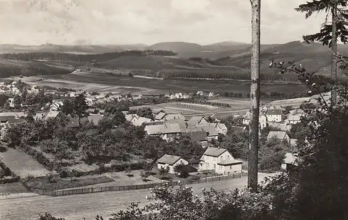 Catterfeld Kr.Gotha Blick zum Inselsberg gl1966 D1541