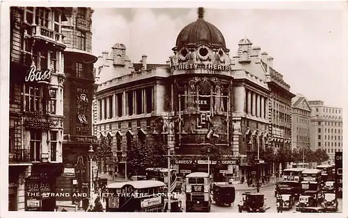 England: London The strand and Gaiety-Theatre gl1935 147.329