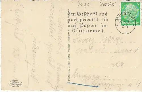 Stuttgart Tagblatt-Hochhaus gl1935 D0075