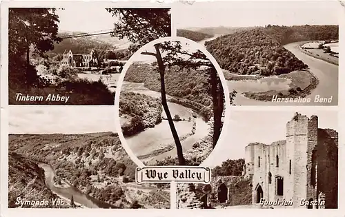 Wales: Wye Valley - 5 Views gl1951 146.966