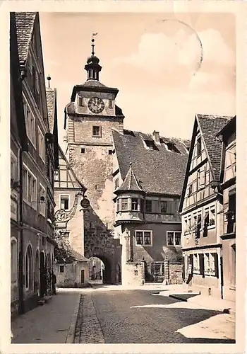 Rothenburg ob der Tauber Partie am Turm gl1942 143.292