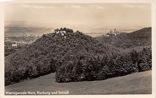 Wernigerode/Harz Harburg und Schloss gl1938 144.285