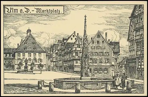 Ulm a.D. Marktplatz ngl 140.111