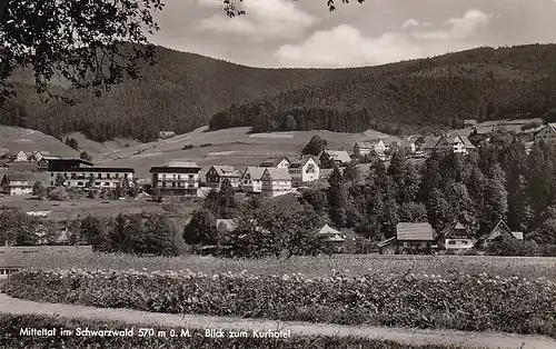 Mitteltal im Schwarzwald Blick zum Kurhotel ngl D3210