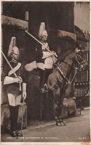 England: London Life Guardsmen at Whitehall ngl 147.433