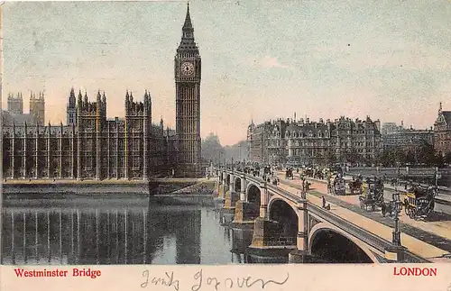 England: London Westminster Bridge gl1903 147.437