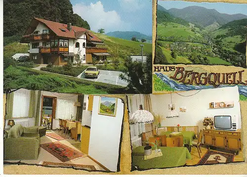 Münstertal Schwarzwald Haus Bergquell ngl C9931