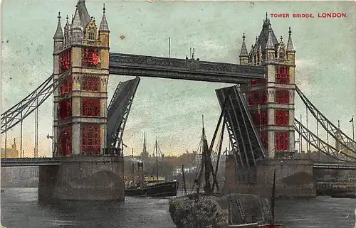 England: London Tower Bridge gl1914 147.461
