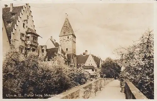 Ulm a.D. Partie beim Metzgerturm gl1930 D1780