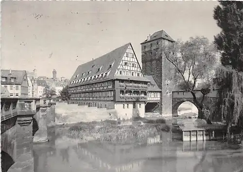 Nürnberg Weinstadel und Henkersteg gl1962 143.336