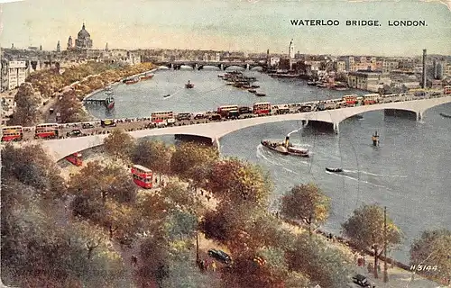England: London Waterloo Bridge gl1953 147.472