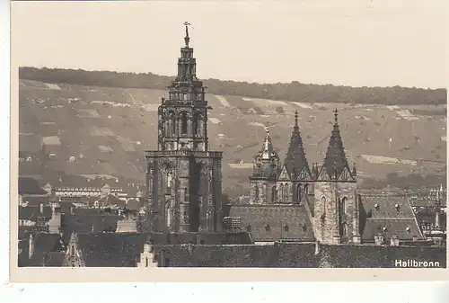 Heilbronn Kilianskirche und Weinberge ngl D0199