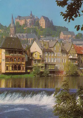 Marburg Blick auf das Landgrafenschloss ngl D1840