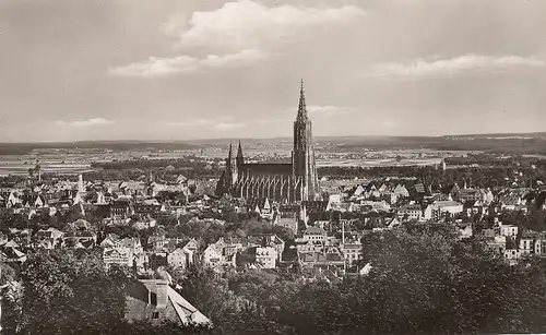 Ulm a.D. Blick über die Stadt gl1955 D3519