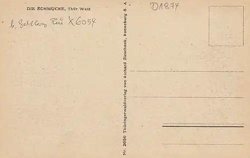 Die Schmücke im Thür. Wald ngl D1874