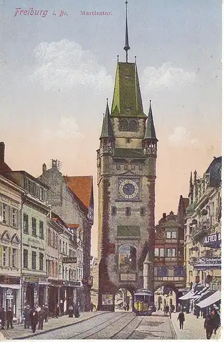 Freiburg i.Br. Martinstor gl1925 D0360