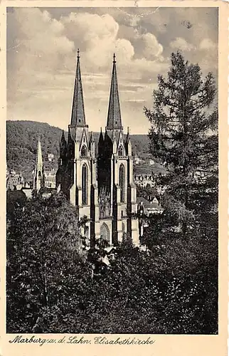 Marburg an der Lahn Elisabethkirche feldpgl1940 144.038
