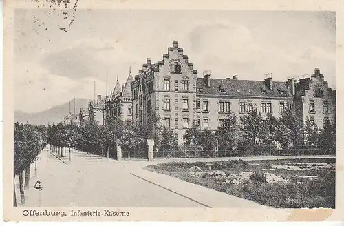 Offenburg Infanterie-Kaserne feldpgl1918 D0173