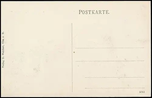Ulm a.D. Das Rathaus mit Marktbrunnen ngl 140.092