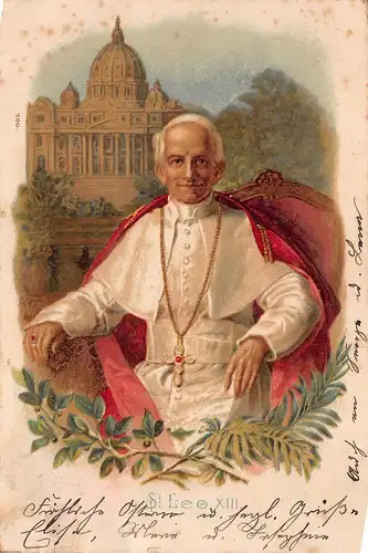 Vatikan: Papst Leone XIII Litho gl1903 148.024