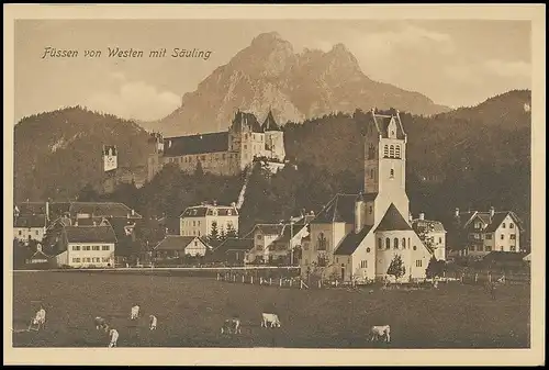 Füssen von Westen mit Säuling ngl 140.112