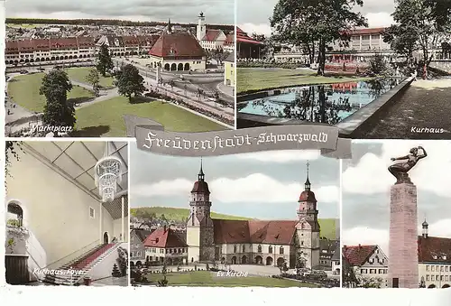 Freudenstadt Schwarzwald Mehrbildkarte ngl D0263