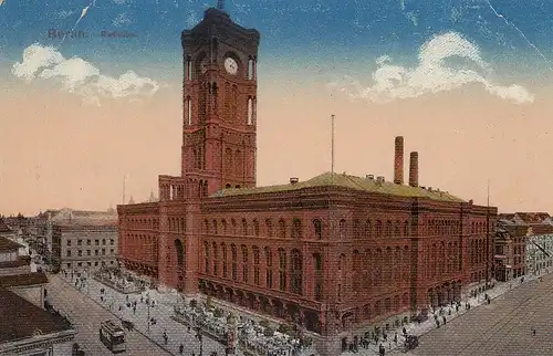 Berlin Das Rote Rathaus ngl D2219