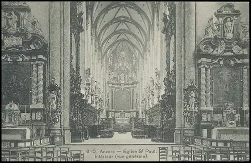 Anvers Eglise St. Paul Intérieur ngl 139.920