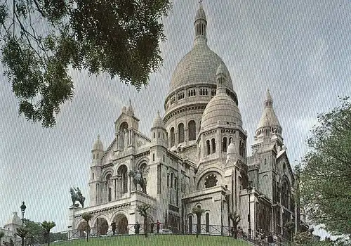 Paris Notre-Dame Le Sacré-Coeur sur la Butte Montmartre ngl D2239