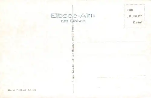 Der Eibsee gegen Waxenstein, Riffelwand und Zugspitze ngl 144.832