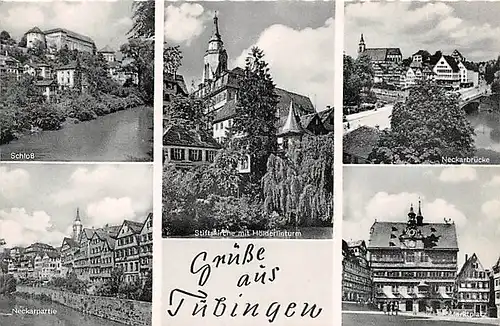 Tübingen a.N. 5 Teilansichten ngl 144.737