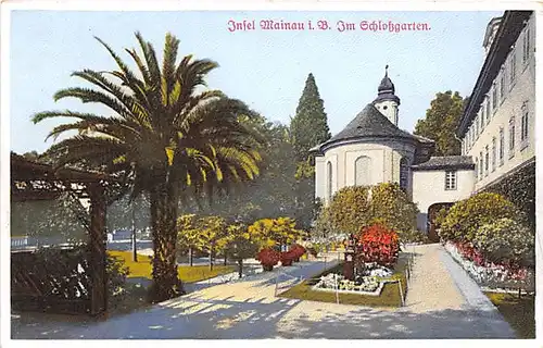 Insel Mainau im Bodensee Partie im Schlossgarten ngl 143.102