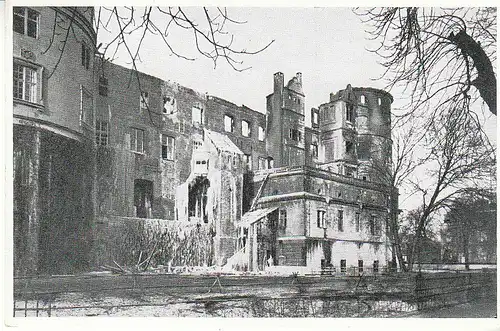 Stuttgart Brand 1931 Nach dem Brand ngl D0118