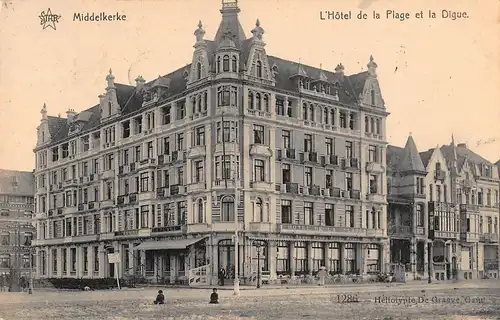 Middelkerke -L'Hotel de la Plage et la Digue gl1910 149.497