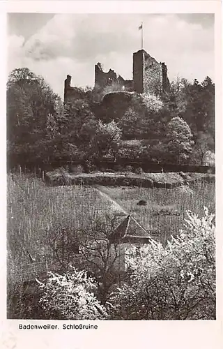 Badenweiler Schlossruine gl1957 143.835